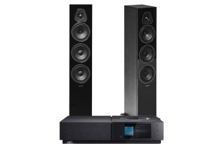 Naim Uniti Nova All-In-One Player with Sonus Faber Lumina III Floorstanding Speakers
