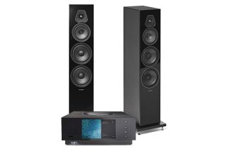 Naim Atom HDMI with Sonus Faber Lumina V Floorstanding Speakers