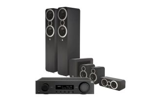 JBL MA710 7.1 8K AV Receiver with Q Acoustics 3050i Cinema Pack