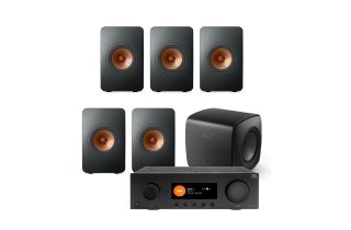JBL MA9100HP 9.1 8K AV Receiver with KEF LS50 Meta AV Pack