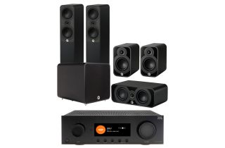 JBL MA9100HP 9.1 8K AV Receiver with Q Acoustics Q 5040 5.1 Home Cinema Pack