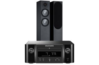 Marantz Melody X. M-CR612 Music System with Monitor Audio Bronze 200 Speakers (6th Gen)