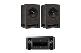 Marantz Melody X. M-CR612 Music System with Fyne Audio F5e Bookshelf Speakers