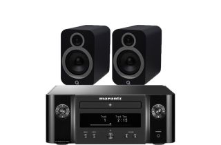 Marantz Melody X. M-CR612 Music System with Q Acoustics 3030i Bookshelf Speakers