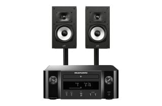 Marantz Melody X. M-CR612 Music System with  Polk Monitor MXT20 Bookshelf Loudspeakers 
