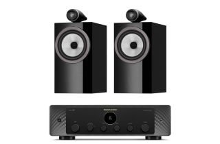 Marantz Model 50 Integrated Stereo Amplifier with Bowers & Wilkins 705 S3 Standmount Speakers