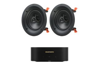 Marantz MODEL M1 2.1 Channel Streaming Amplifier with JBL B-6IC In-Ceiling Speakers