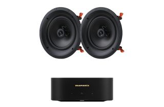Marantz MODEL M1 2.1 Channel Streaming Amplifier with JBL B-8IC In-Ceiling Speakers