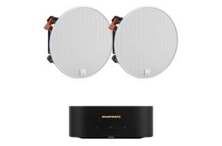 Marantz MODEL M1 2.1 Channel Streaming Amplifier with Dali Phantom E-50 In-Ceiling Speakers
