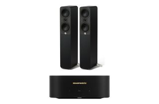 Marantz MODEL M1 2.1 Channel Streaming Amplifier with Q Acoustics Q 5040 Floorstanding Speakers