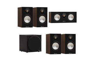 Monitor Audio Bronze 50 7G 5.1 Speaker Package - Walnut