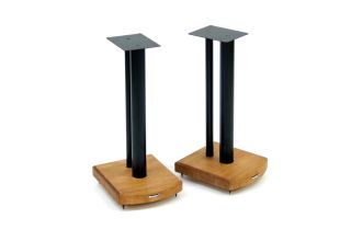 Atacama Moseco 5 (515mm) Speaker Stands - Gloss Black / Natural Bamboo