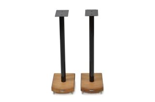 Atacama Moseco 10 (1015mm) Speaker Stands - Gloss Black / Natural Bamboo