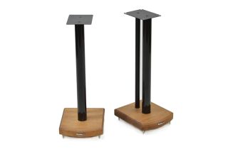 Atacama Moseco 6 (615mm) Speaker Stands - Gloss Black / Natural Bamboo