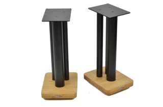Atacama Moseco XL600 Speaker Stands - Satin Black / Natural Bamboo