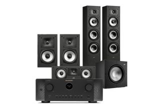 Marantz Cinema 60 DAB AV Receiver with Polk Monitor XT60 Floor-standing Loudspeakers 5.1 Cinema Pack