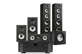 Marantz Cinema 60 DAB AV Receiver with Polk Monitor XT70 Floor-standing Loudspeakers 5.1 Cinema Pack