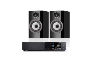 Naim Uniti Nova All-In-One Player with Bowers & Wilkins 707 S3 Standmount Speakers