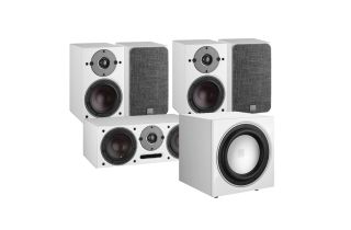 Dali Oberon 3 AV Speaker System with E9-F Sub - White (Vinyl)