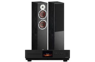 Audiolab Omnia Amplifier & CD Streaming System with Dali Spektor 6 Floorstanding Speakers