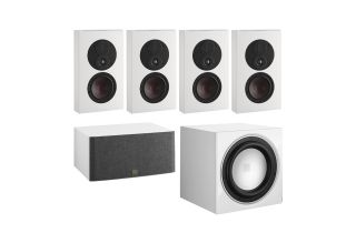 Dali Opticon LCR AV Speaker System with E-9 F Sub - White (Satin)
