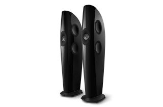 KEF Blade One Meta Floorstanding Speakers - Piano Black / Grey