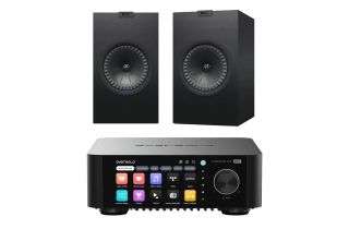 Eversolo Play Integrated Streaming Amplifier with KEF Q350 Bookshelf Speakers