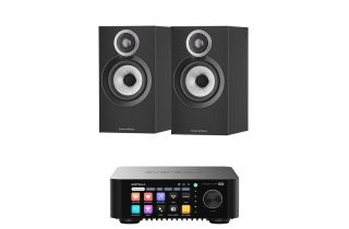 Eversolo Play Integrated Streaming Amplifier with Bowers & Wilkins 607 S3 Standmount Speakers