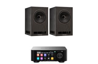 Eversolo Play Integrated Streaming Amplifier with Fyne Audio F5e Bookshelf Speakers