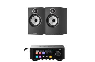 Eversolo Play CD Integrated Streaming Amplifier with Bowers & Wilkins 606 S3 Standmount Speakers