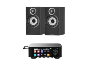 Eversolo Play CD Integrated Streaming Amplifier with Bowers & Wilkins 607 S3 Standmount Speakers