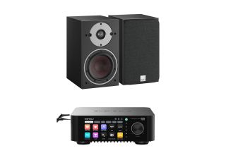Eversolo Play CD Integrated Streaming Amplifier with Dali Oberon 1 Bookshelf Speakers