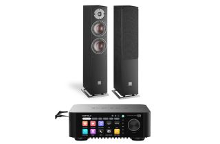 Eversolo Play CD Integrated Streaming Amplifier with Dali Oberon 5 Floorstanding Speakers