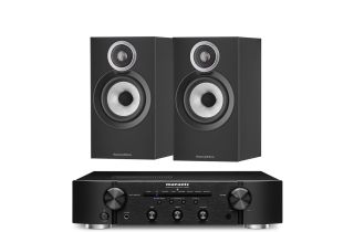 Marantz PM6007 Integrated Amplifier with Bowers & Wilkins 607 S3 Standmount Speakers