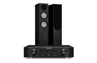 Marantz PM6007 Integrated Amplifier with Monitor Audio Silver 7G 200 Floorstanding Speakers