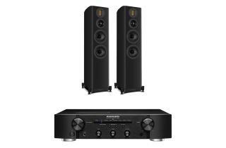 Marantz PM6007 Integrated Amplifier with Wharfedale Evo 5.4 Floorstanding Speakers