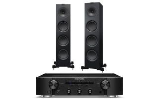Marantz PM6007 2.2 Channel Integrated Amplifier with KEF Q750 Floorstanding Speakers