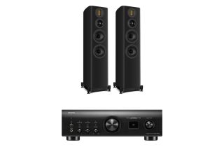 Denon PMA-1700NE Integrated Amplifier with Wharfedale Evo 5.4 Floorstanding Speakers