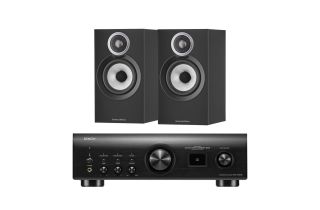 Denon PMA-1700NE Integrated Amplifier with Bowers & Wilkins 607 S3 Standmount Speakers