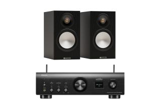 Denon PMA-900HNE Integrated Network Amplifier with HEOS Built-in with Monitor Audio Bronze 50 7G Bookshelf Speakers