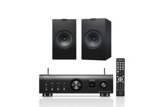 Denon PMA-900HNE Integrated Network Amplifier with KEF Q350 Bookshelf Speakers