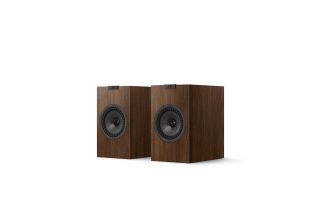 KEF Q1 META Bookshelf Speakers - Walnut