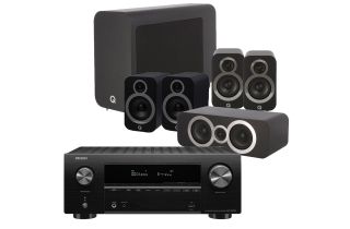 Denon AVR-X2800H AV Receiver with Q Acoustics 3030i AV Speaker Pack
