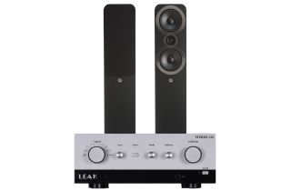 LEAK Stereo 130 Integrated Amplifier with Q Acoustics 3050i Floorstanding Speakers