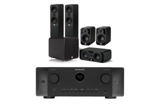 Marantz CINEMA 60 DAB 7.2 Channel AV Receiver with Q Acoustics Q 5040 5.1 Home Cinema Pack