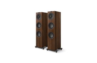 KEF Q7 META Floorstanding Speakers - Walnut