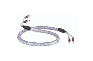 QED Signature Genesis Silver Spiral Terminated Speaker Cable - 2m