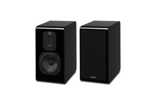 QUAD S-2 Ribbon Bookshelf Speakers - Piano Black