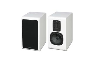 QUAD S-2 Ribbon Bookshelf Speakers - Piano White