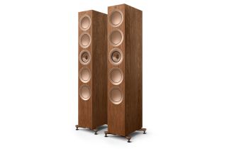 KEF R11 Meta Floorstanding Speakers - Walnut